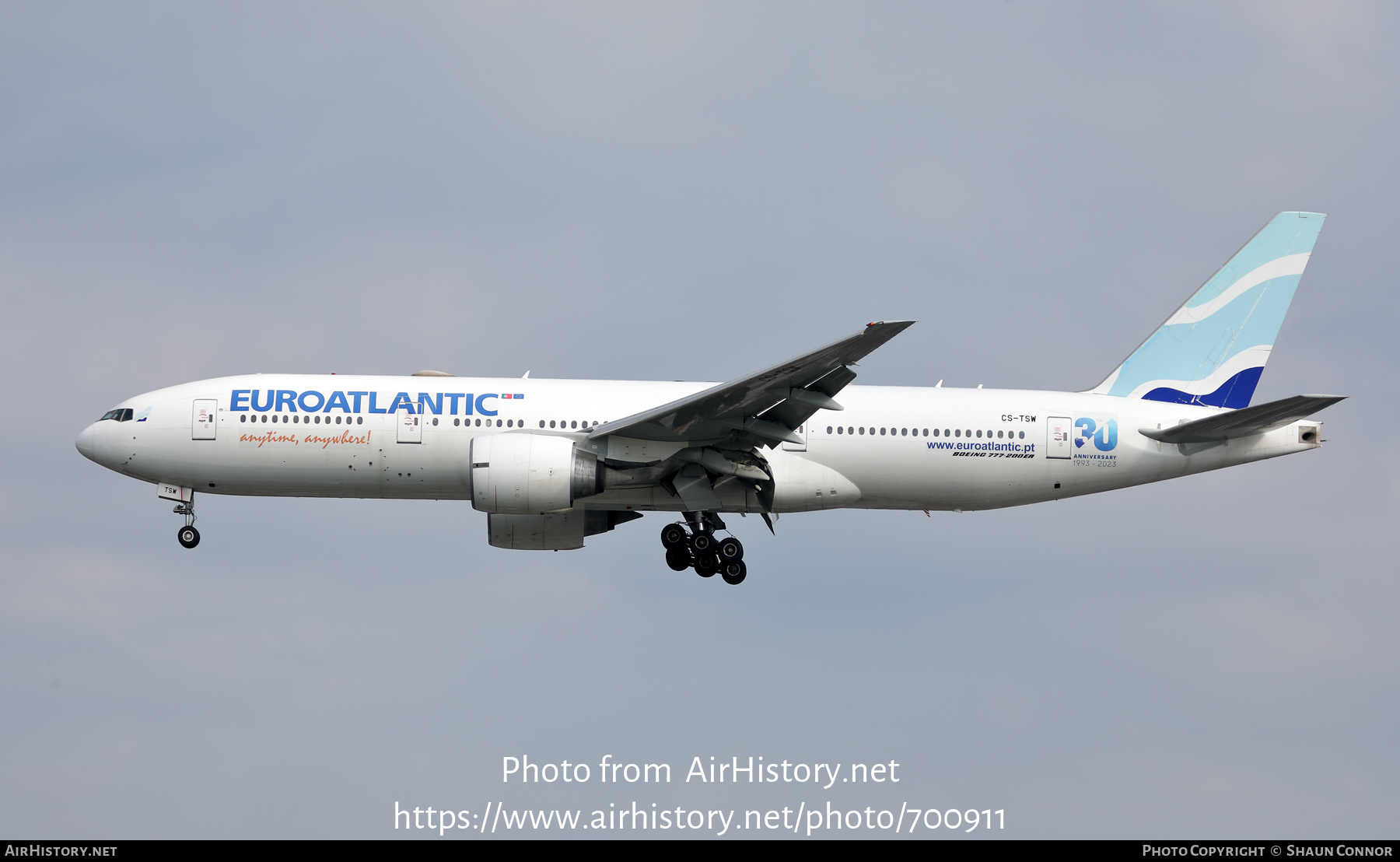 Aircraft Photo of CS-TSW | Boeing 777-243/ER | Euro Atlantic Airways ...