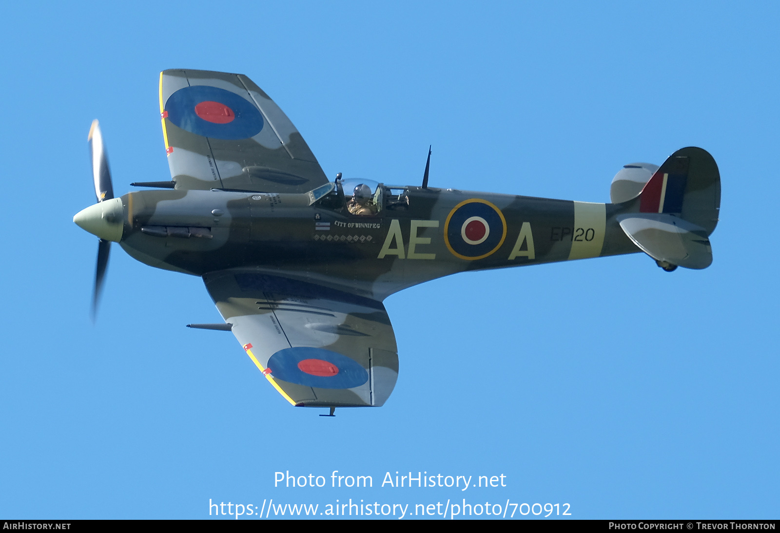 Aircraft Photo of G-LFVB / EP120 | Supermarine 349 Spitfire LF5B | UK - Air Force | AirHistory.net #700912