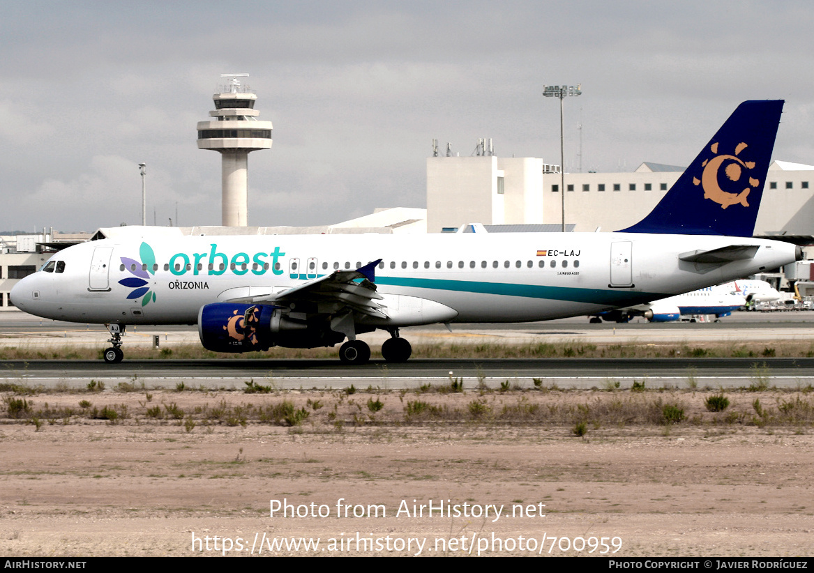 Aircraft Photo of EC-LAJ | Airbus A320-214 | Orbest Orizonia Airlines | AirHistory.net #700959