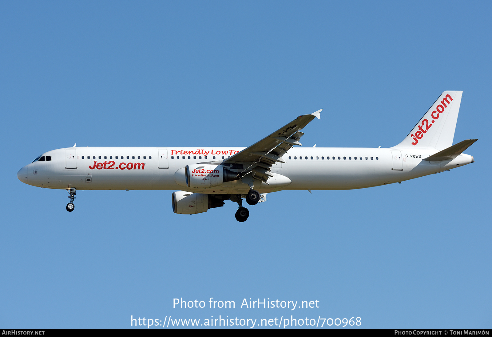 Aircraft Photo of G-POWU | Airbus A321-211 | Jet2 Holidays | AirHistory.net #700968