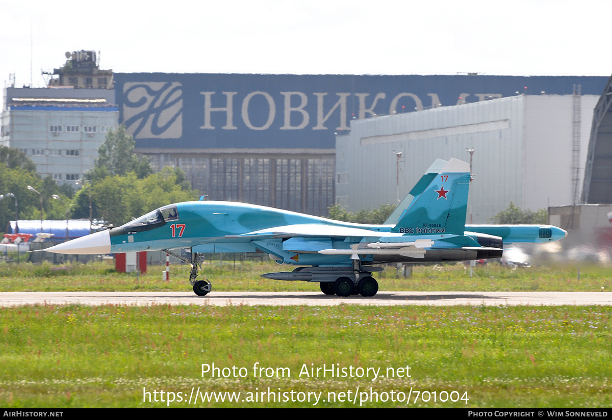 Aircraft Photo of RF-95845 | Sukhoi Su-34 | Russia - Air Force | AirHistory.net #701004