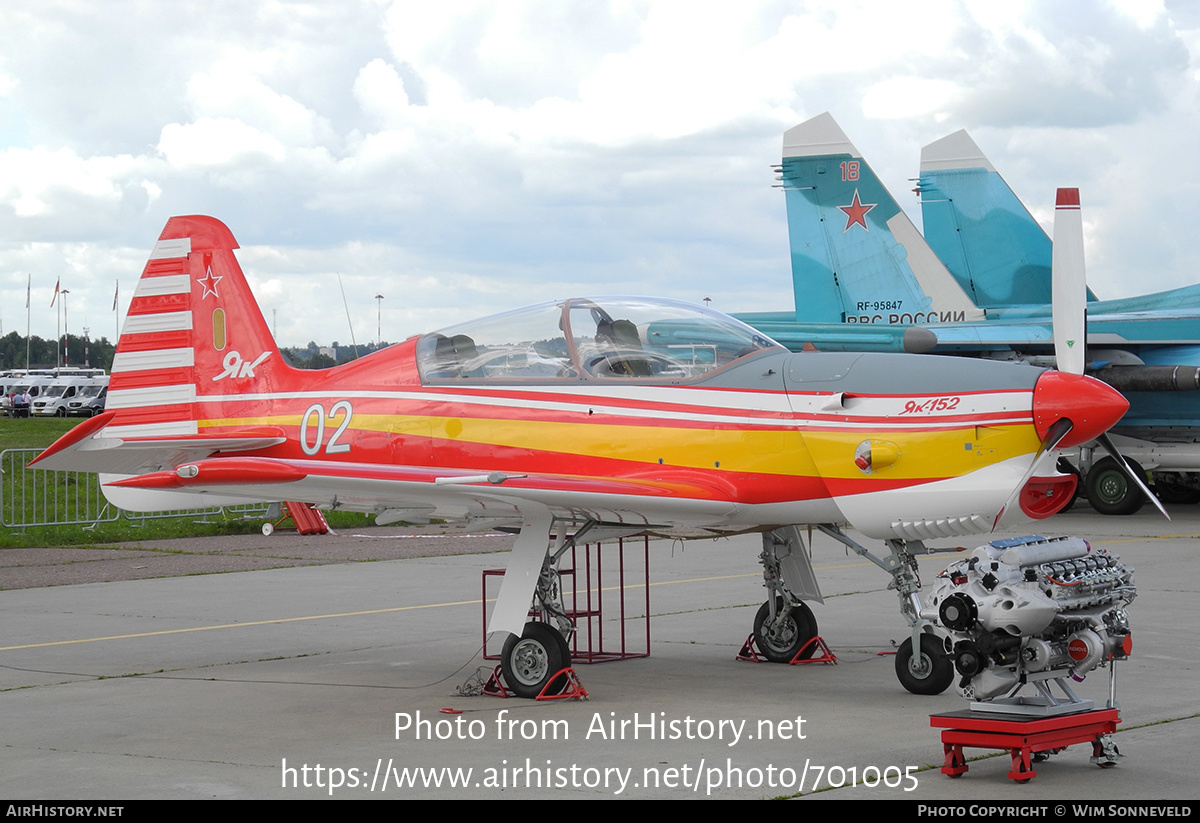 Aircraft Photo of 02 white | Yakovlev Yak-152 | Russia - Air Force | AirHistory.net #701005