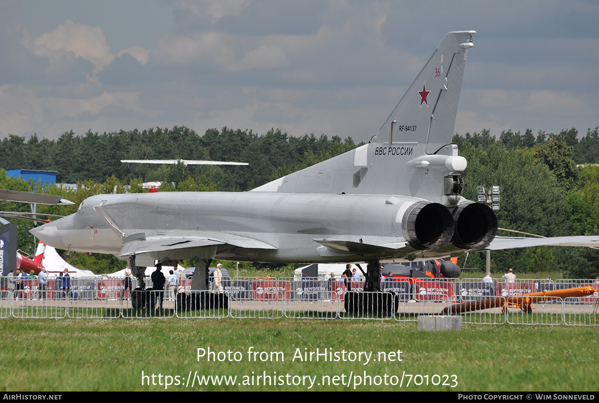 Aircraft Photo of RF-94137 | Tupolev Tu-22M-3 | Russia - Air Force | AirHistory.net #701023