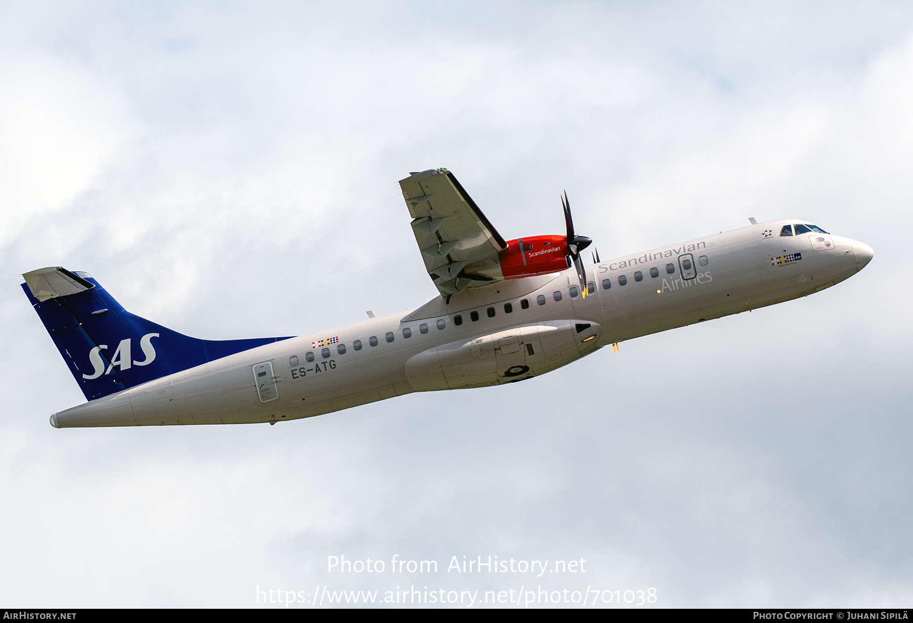 Aircraft Photo of ES-ATG | ATR ATR-72-600 (ATR-72-212A) | Scandinavian Airlines - SAS | AirHistory.net #701038