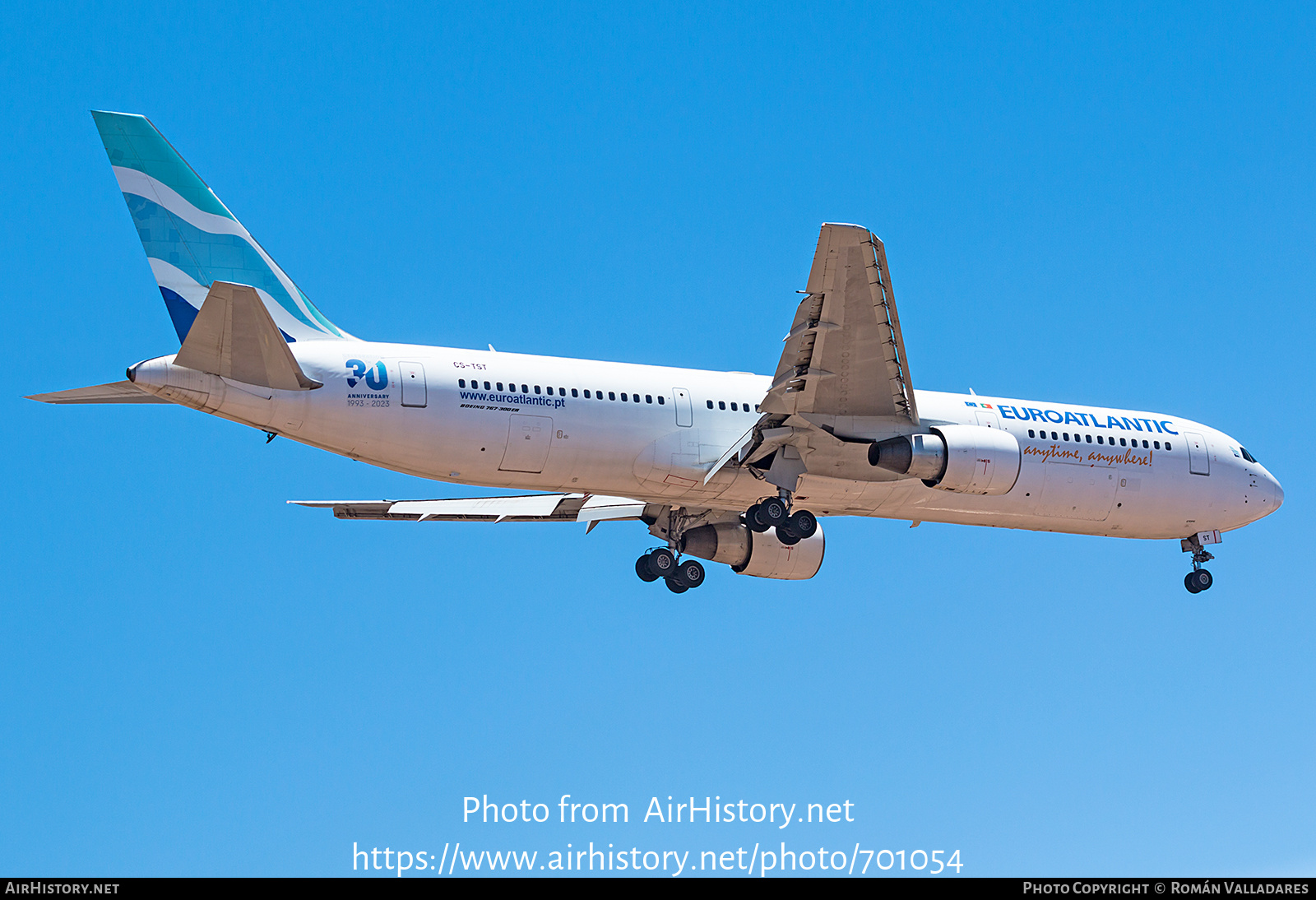 Aircraft Photo of CS-TST | Boeing 767-34P/ER | Euro Atlantic Airways | AirHistory.net #701054