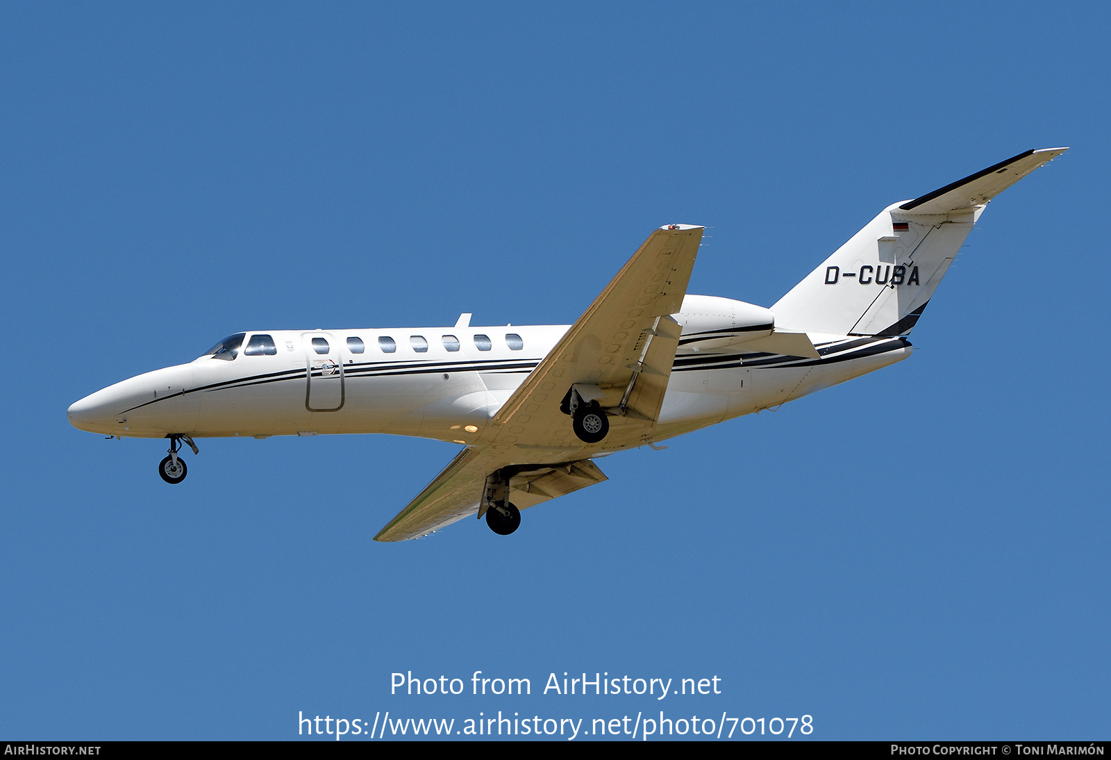 Aircraft Photo of D-CUBA | Cessna 525B CitationJet CJ3 | AirHistory.net #701078