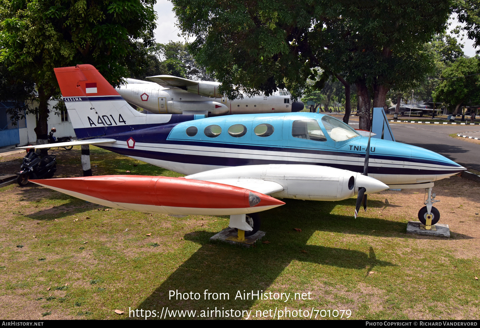 Aircraft Photo of A 4014 | Cessna 401A | Indonesia - Air Force | AirHistory.net #701079