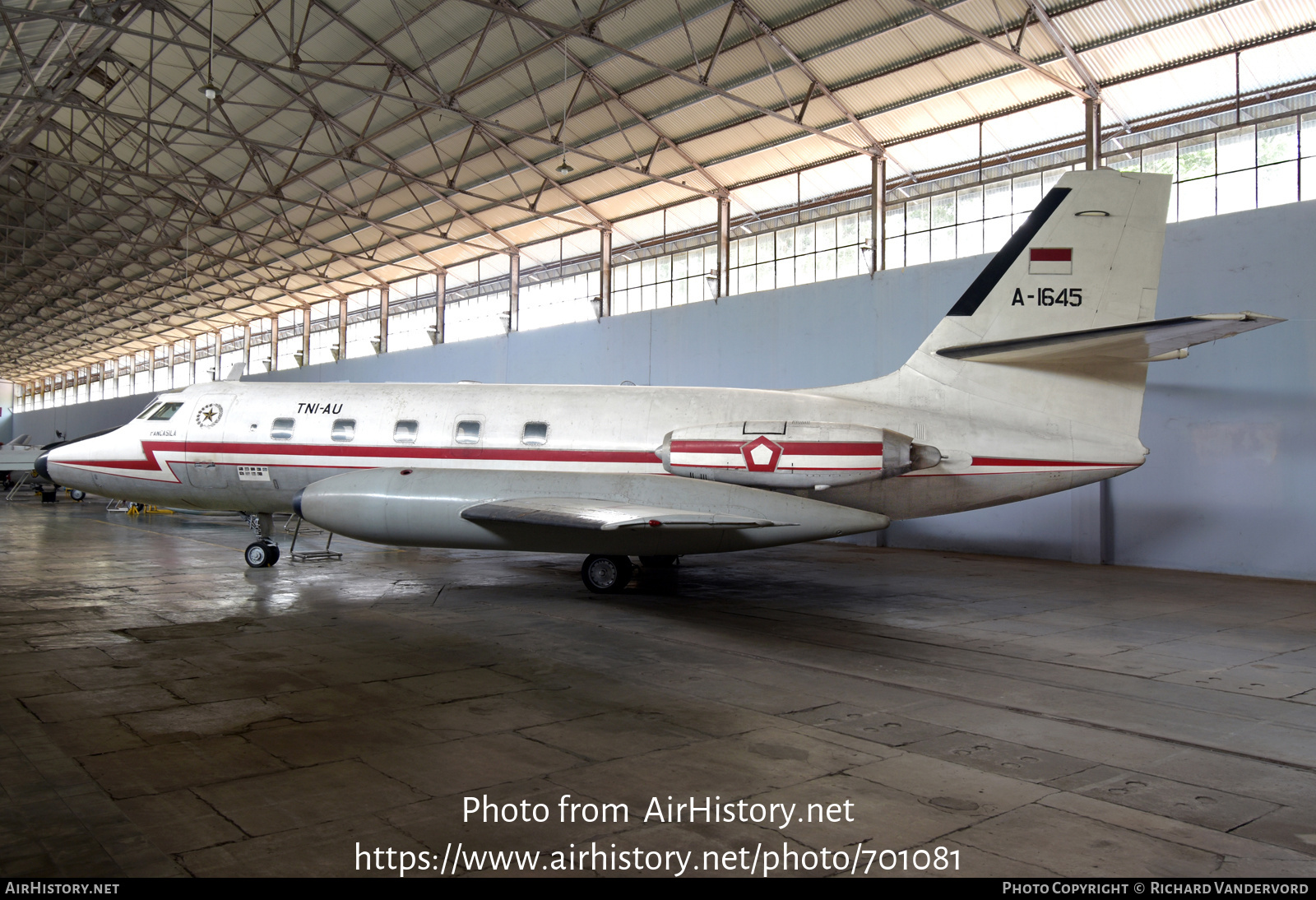 Aircraft Photo of A-1645 | Lockheed L-1329 JetStar 6 | Indonesia - Air Force | AirHistory.net #701081