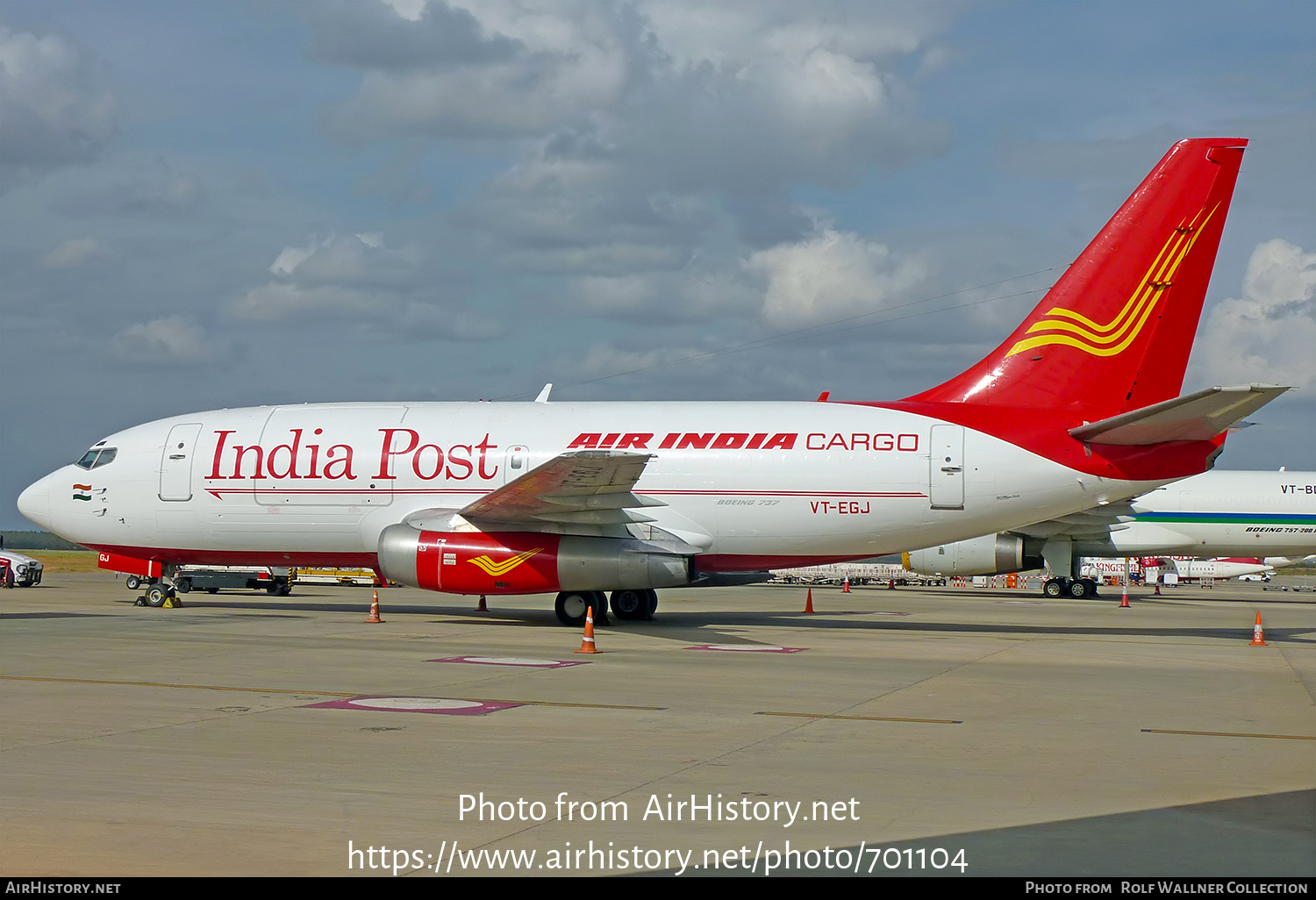 Aircraft Photo of VT-EGJ | Boeing 737-2A8/Adv(F) | India Post | AirHistory.net #701104