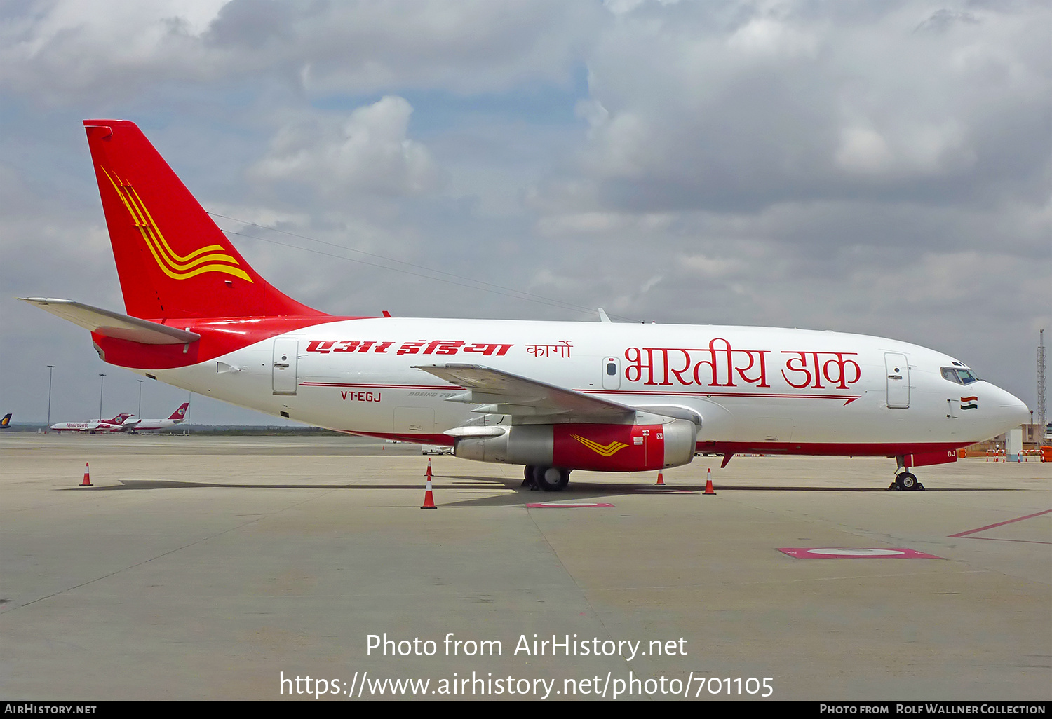 Aircraft Photo of VT-EGJ | Boeing 737-2A8/Adv(F) | India Post | AirHistory.net #701105