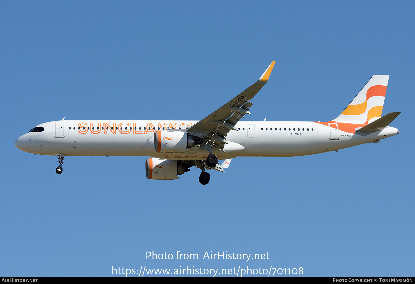 Aircraft Photo of OY-VKA | Airbus A321-251NX | Sunclass Airlines | AirHistory.net #701108