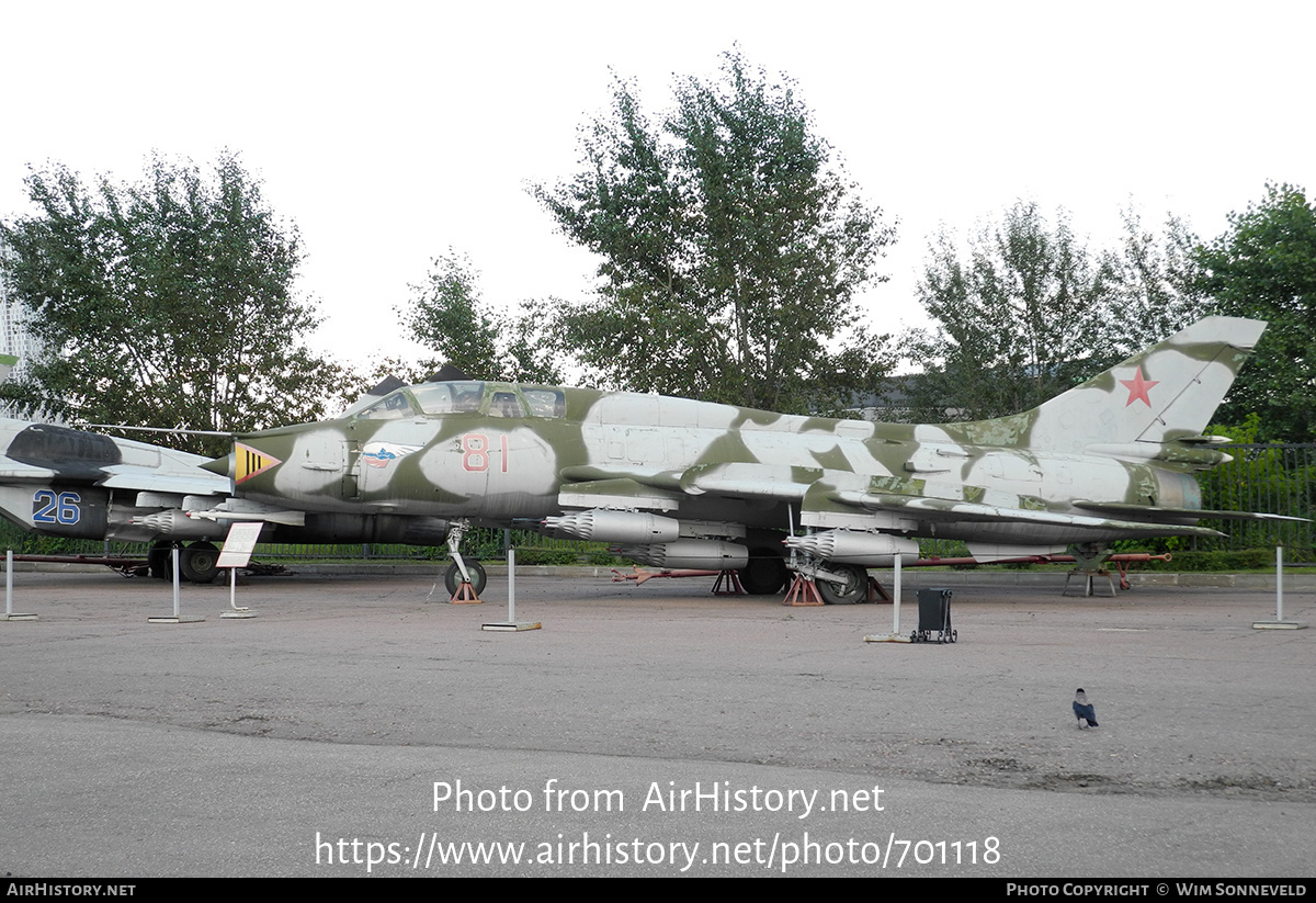 Aircraft Photo of 81 red | Sukhoi Su-17UM3 | Russia - Air Force | AirHistory.net #701118