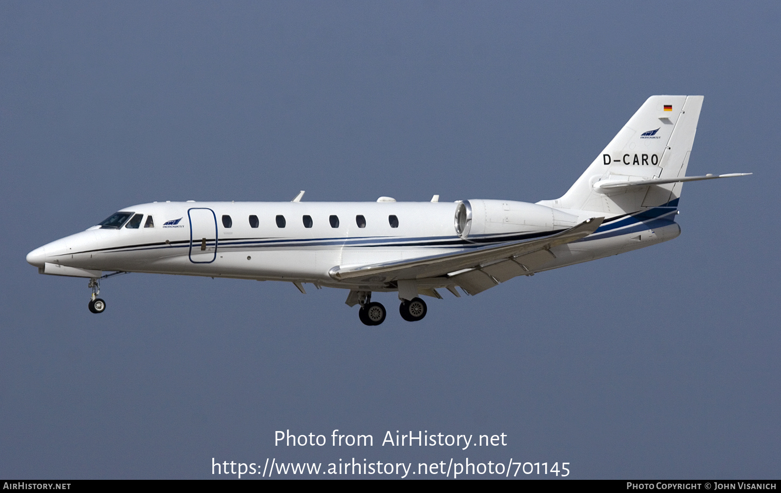 Aircraft Photo of D-CARO | Cessna 680 Citation Sovereign+ | Aerowest | AirHistory.net #701145