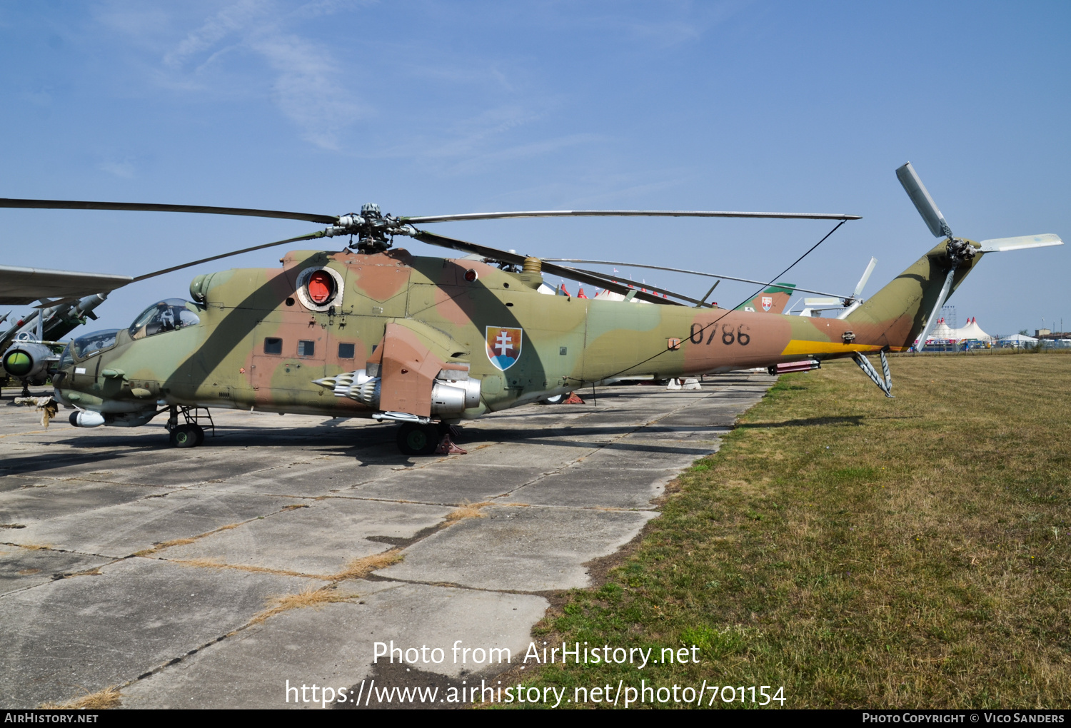 Aircraft Photo of 0786 | Mil Mi-24V-1 | Slovakia - Air Force | AirHistory.net #701154