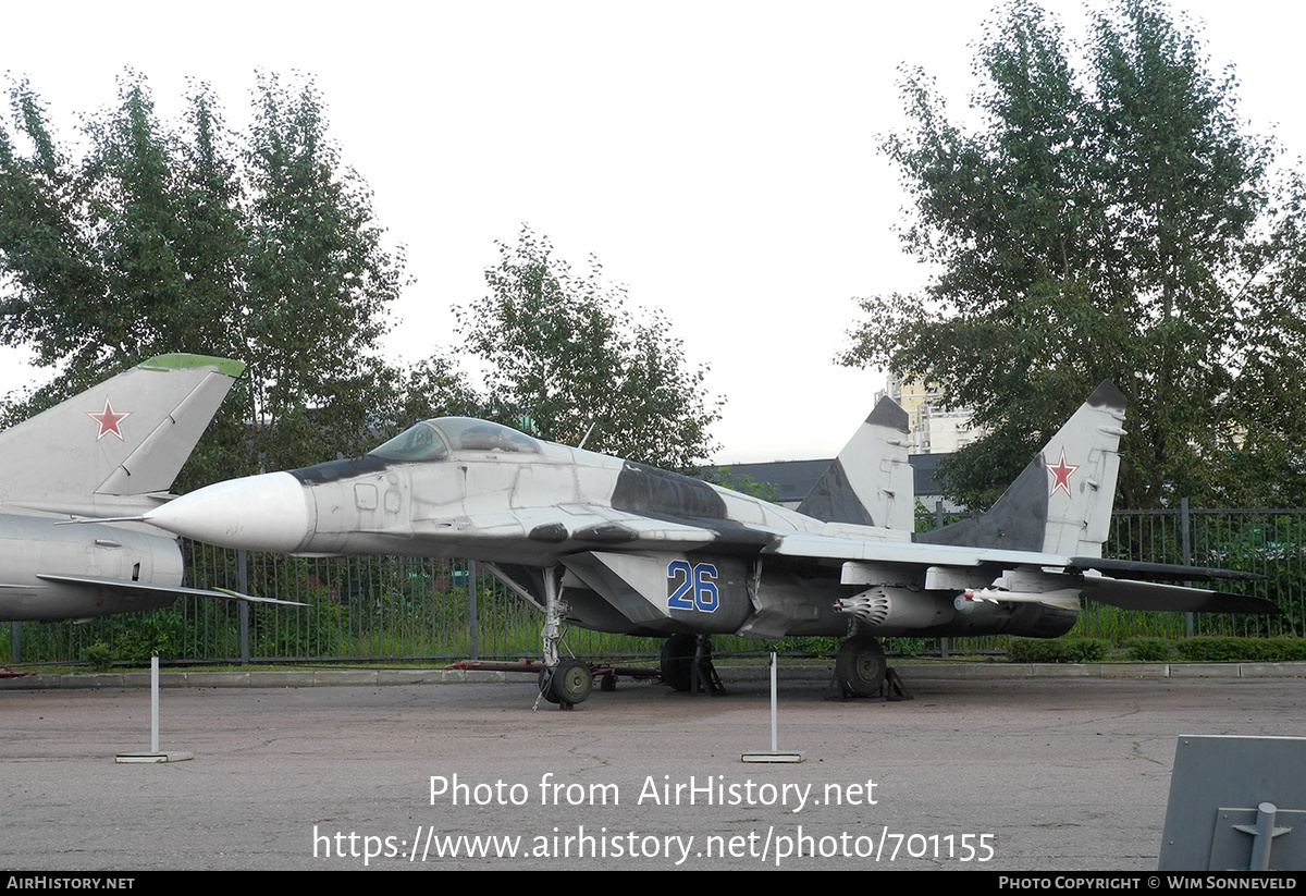 Aircraft Photo of 26 blue | Mikoyan-Gurevich MiG-29 (9-13) | Russia - Air Force | AirHistory.net #701155