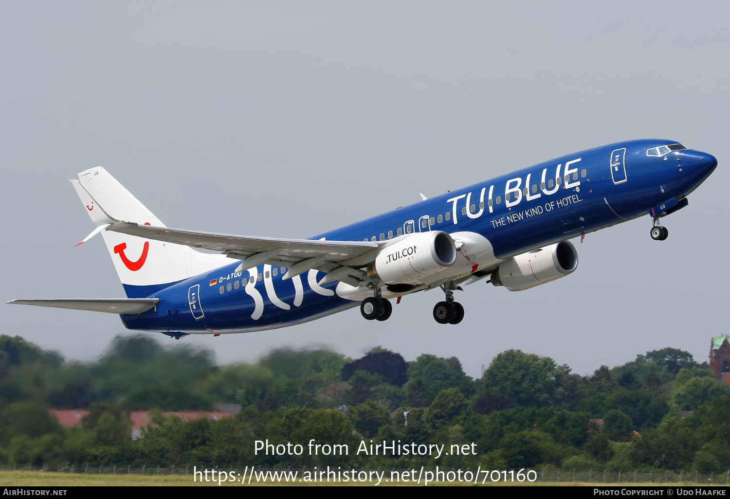 Aircraft Photo of D-ATUD | Boeing 737-8K5 | TUI | AirHistory.net #701160