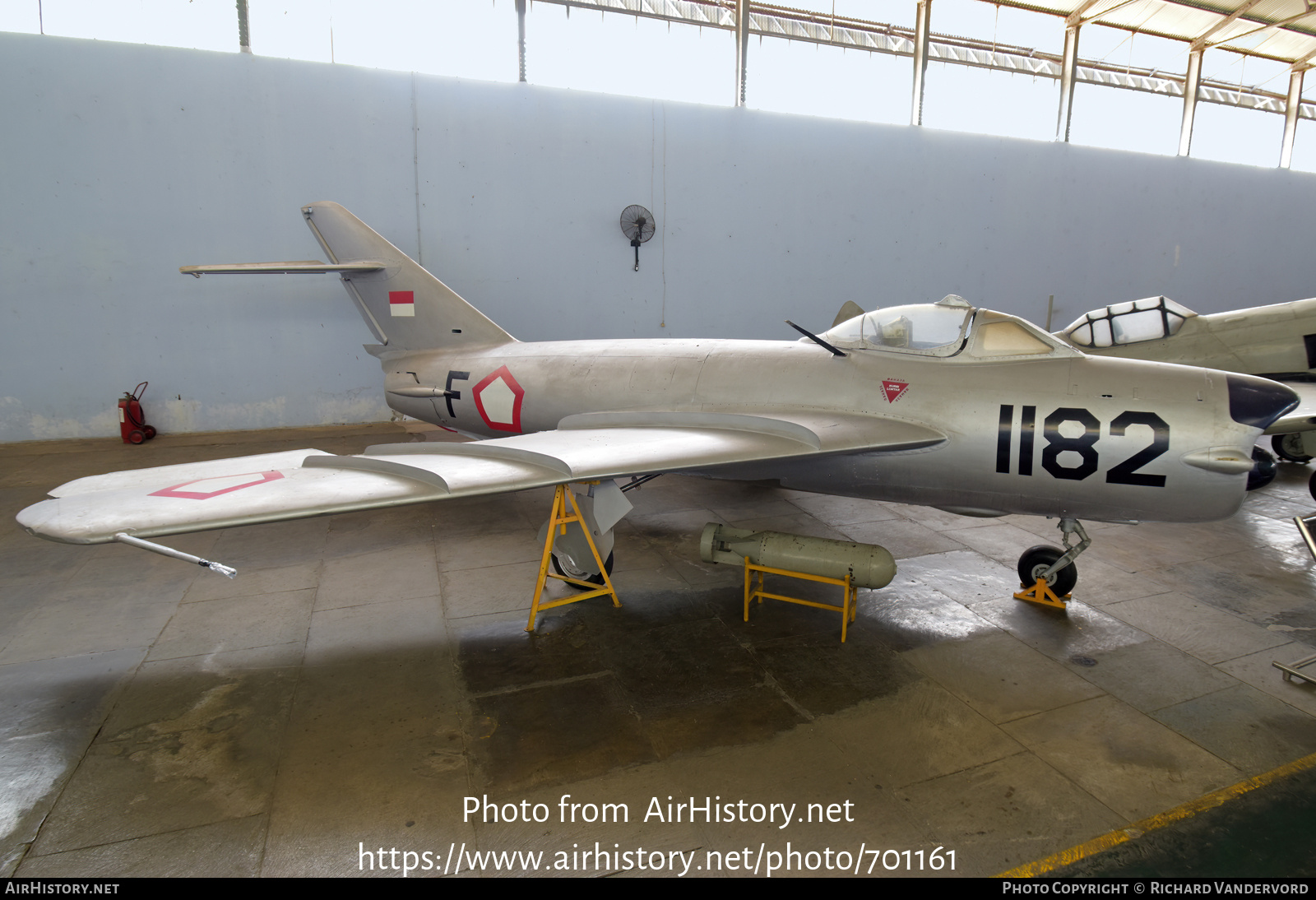 Aircraft Photo of F-1182 | PZL-Mielec Lim-5P (MiG-17PF) | Indonesia - Air Force | AirHistory.net #701161