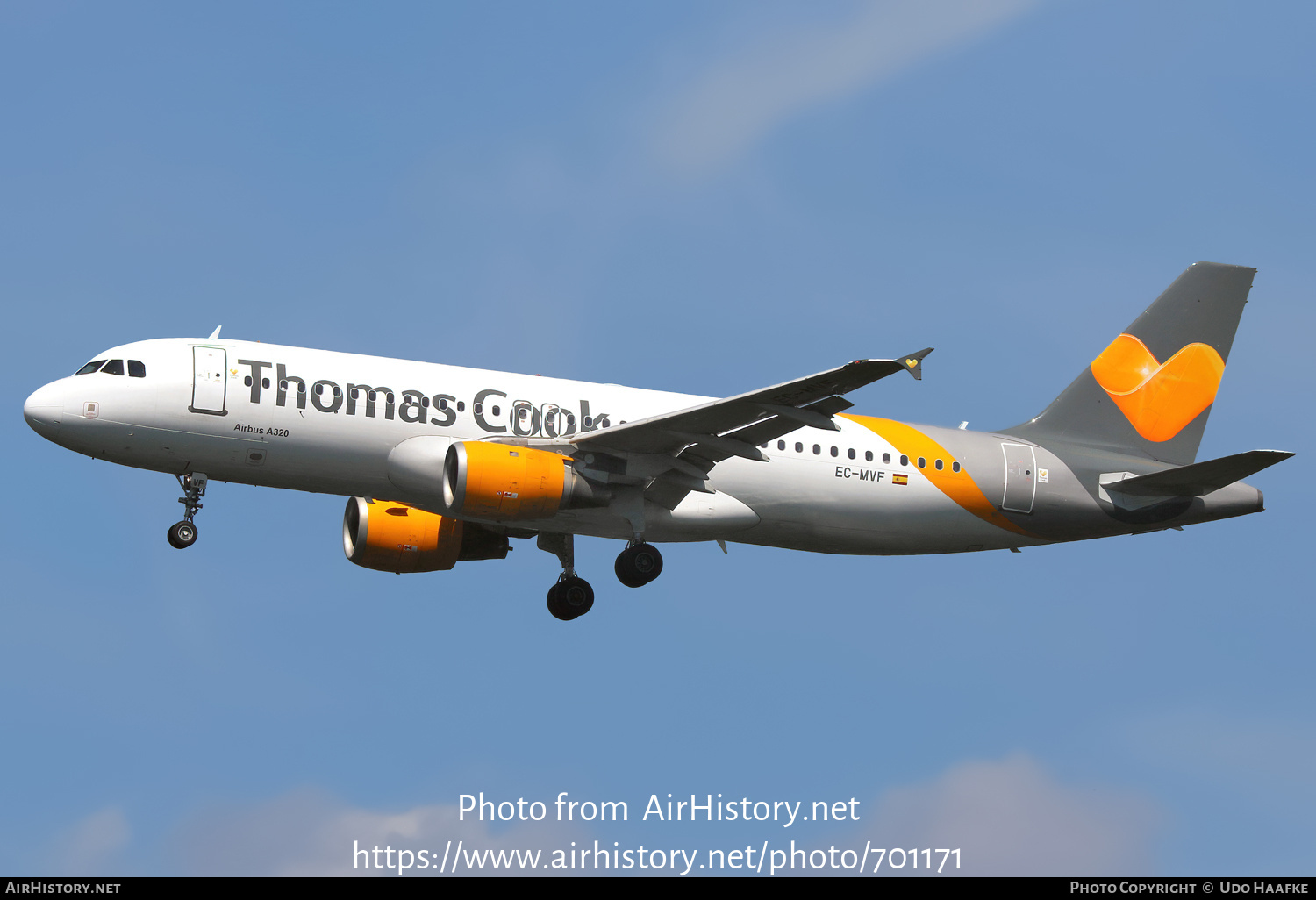 Aircraft Photo of EC-MVF | Airbus A320-212 | Thomas Cook Airlines | AirHistory.net #701171