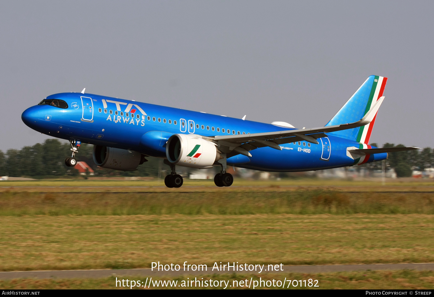 Aircraft Photo of EI-HOD | Airbus A320-272N | ITA Airways | AirHistory.net #701182