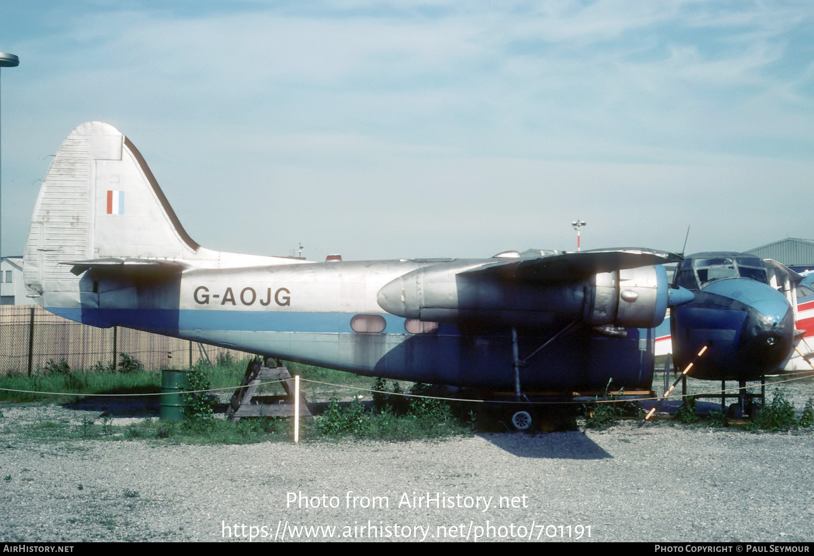 Aircraft Photo of G-AOJG | Hunting Percival P.66 Pembroke C.54 | AirHistory.net #701191