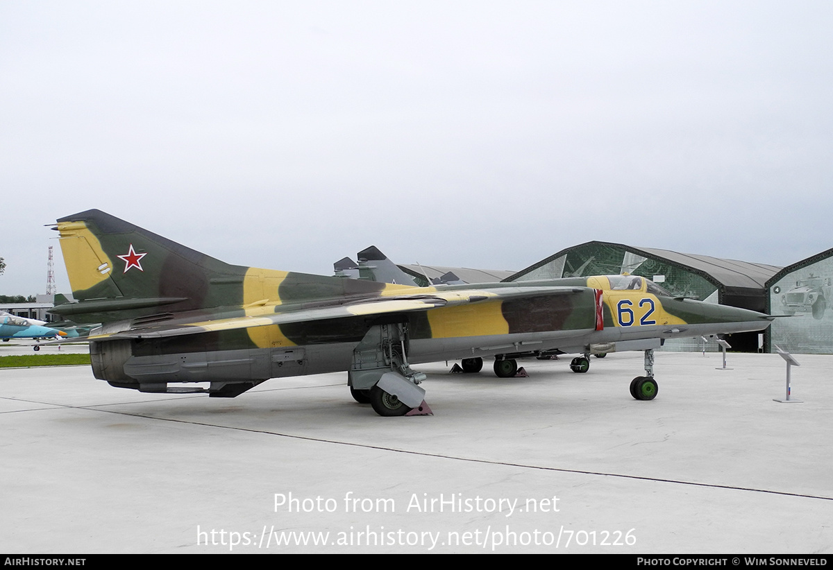 Aircraft Photo of 62 blue | Mikoyan-Gurevich MiG-27M | Russia - Air ...