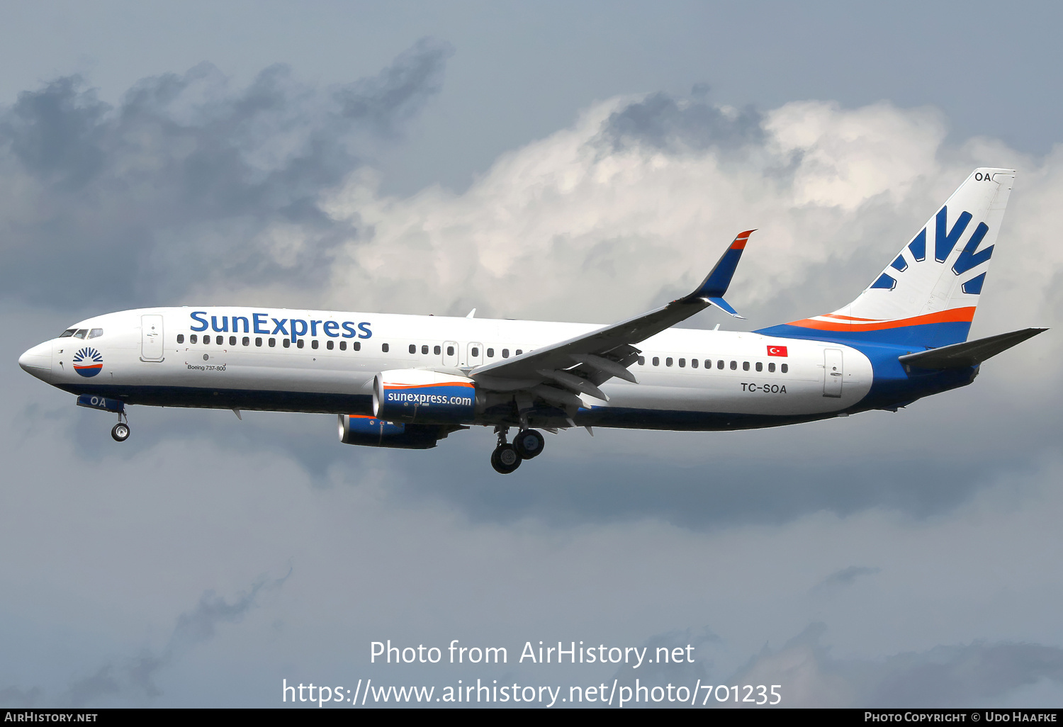 Aircraft Photo of TC-SOA | Boeing 737-8HC | SunExpress | AirHistory.net #701235