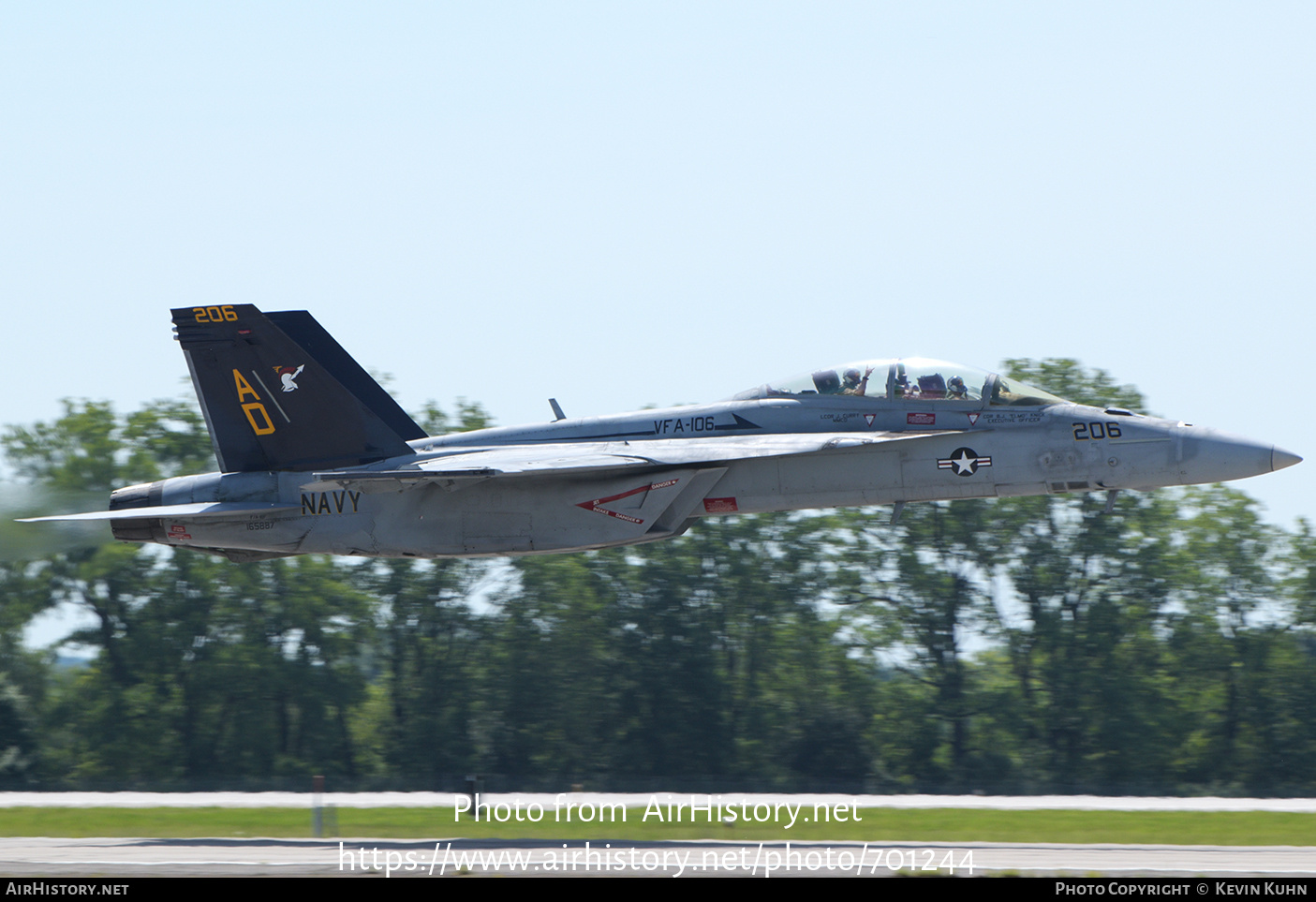 Aircraft Photo of 165887 | Boeing F/A-18F Super Hornet | USA - Navy | AirHistory.net #701244