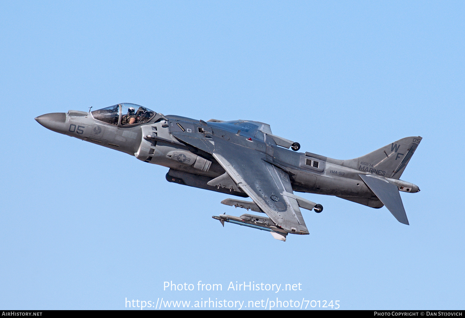Aircraft Photo of 165574 | McDonnell Douglas AV-8B Harrier II+ | USA - Marines | AirHistory.net #701245