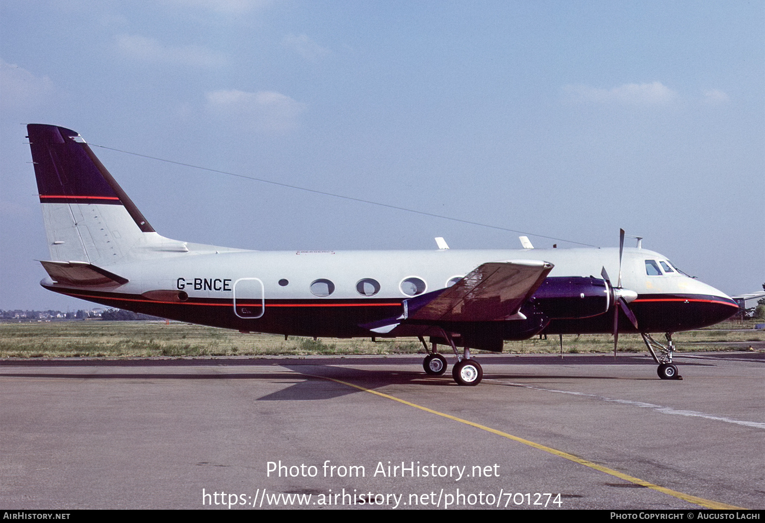 Aircraft Photo of G-BNCE | Grumman G-159 Gulfstream I | AirHistory.net #701274