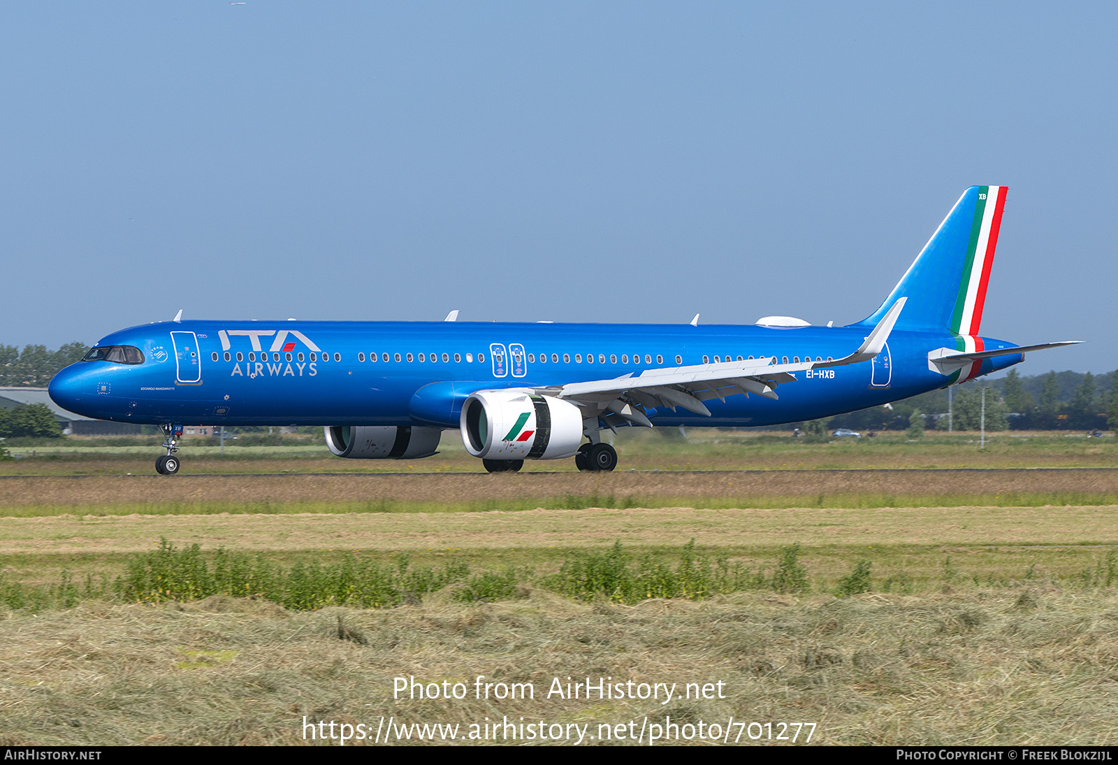 Aircraft Photo of EI-HXB | Airbus A321-271NX | ITA Airways | AirHistory.net #701277