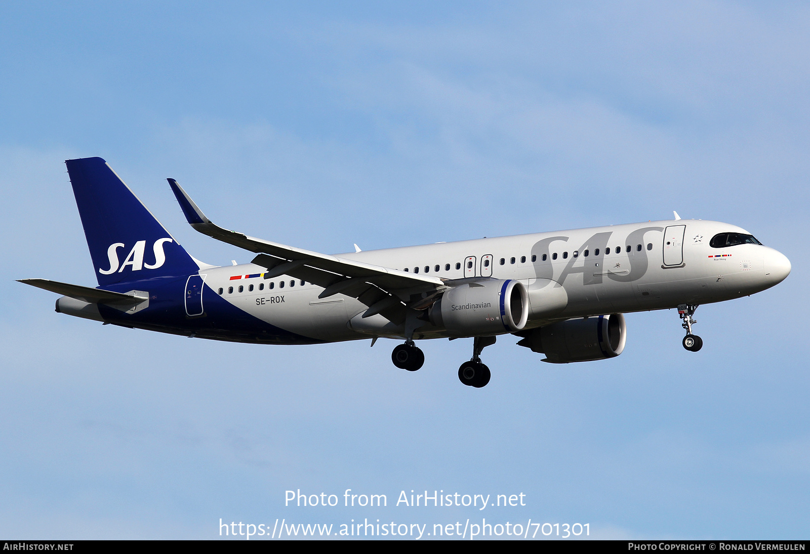 Aircraft Photo of SE-ROX | Airbus A320-251N | Scandinavian Airlines - SAS | AirHistory.net #701301