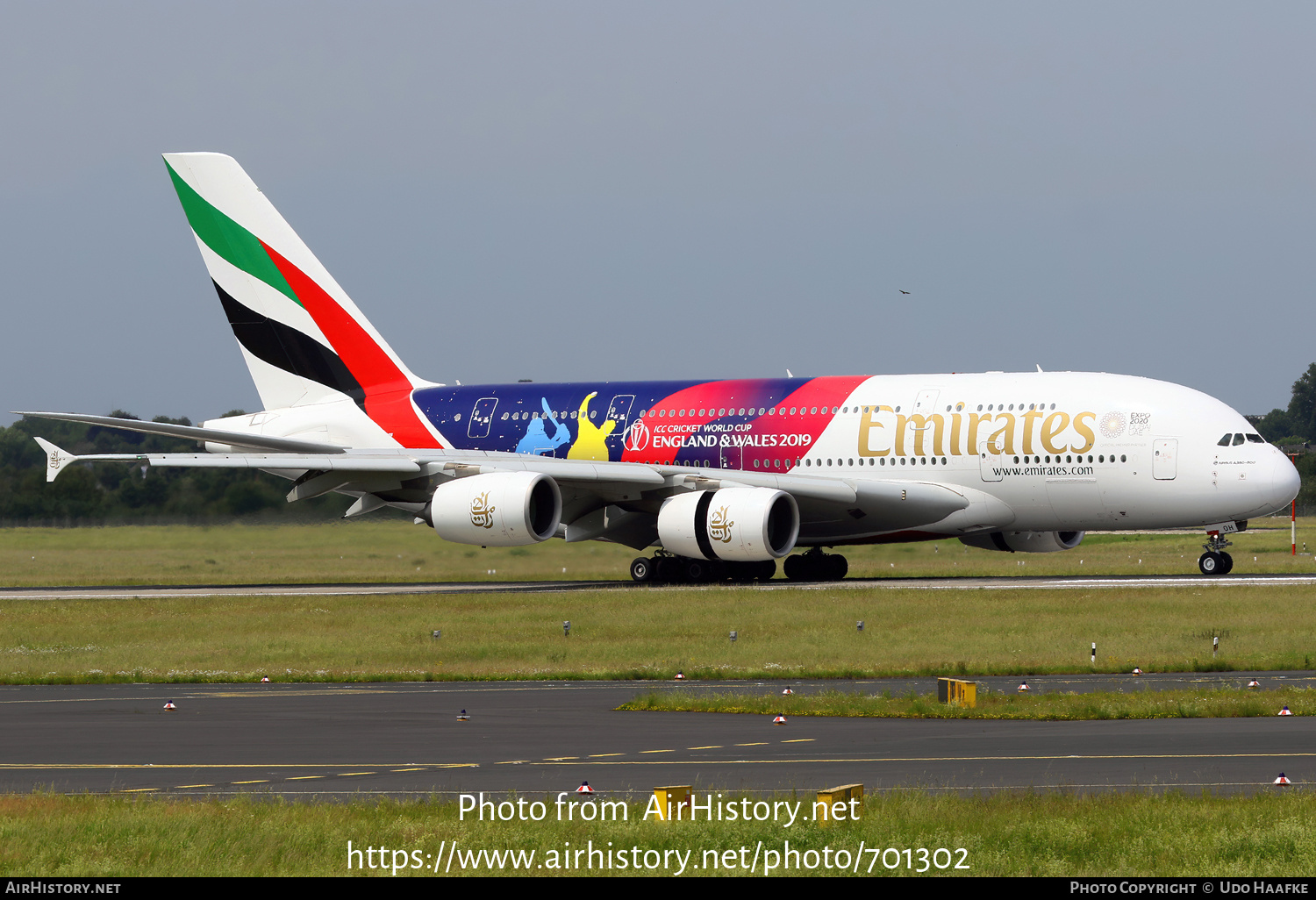 Aircraft Photo of A6-EOH | Airbus A380-861 | Emirates | AirHistory.net #701302