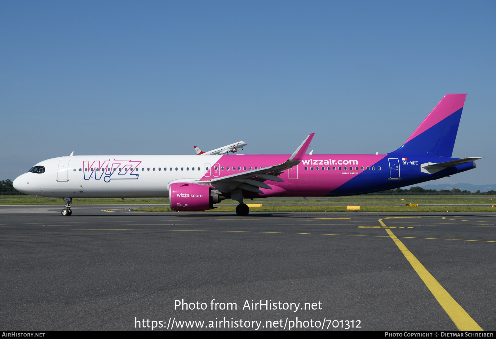Aircraft Photo of 9H-WDE | Airbus A321-271NX | Wizz Air | AirHistory.net #701312