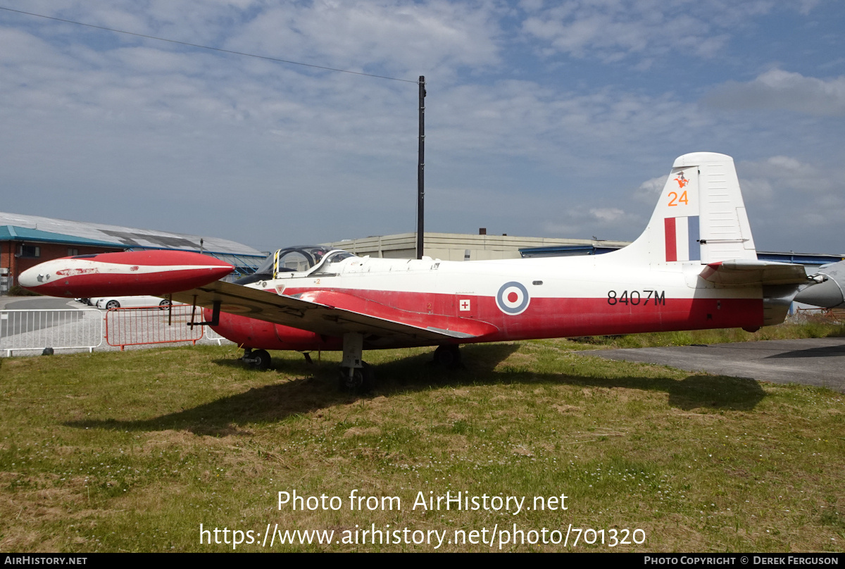 Aircraft Photo of 8407M | Hunting P.84 Jet Provost T4 | UK - Air Force | AirHistory.net #701320