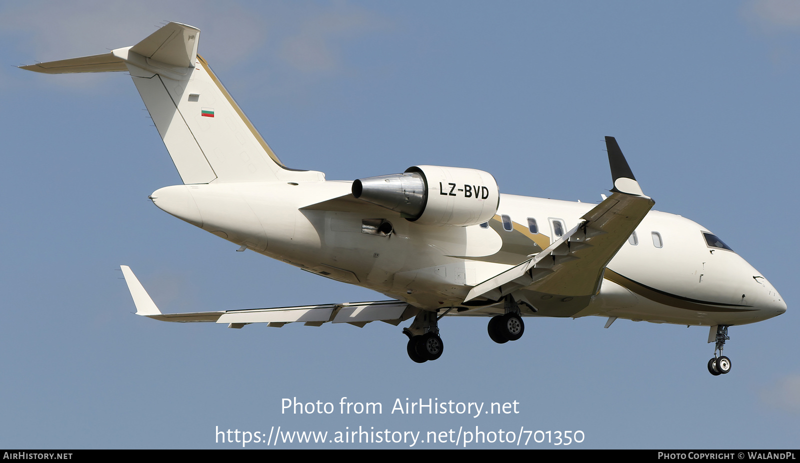 Aircraft Photo of LZ-BVD | Bombardier Challenger 605 (CL-600-2B16) | AirHistory.net #701350