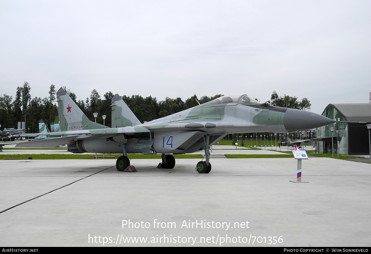 Aircraft Photo of 14 blue | Mikoyan-Gurevich MiG-29 (9-12) | Russia - Air Force | AirHistory.net #701356