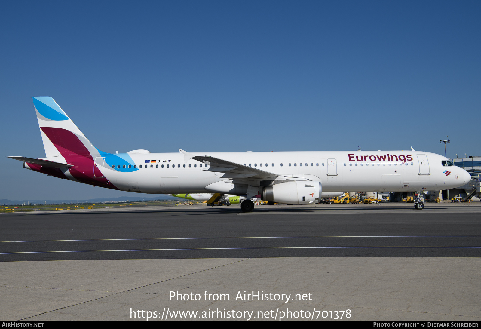 Aircraft Photo of D-AIDP | Airbus A321-231 | Eurowings | AirHistory.net #701378