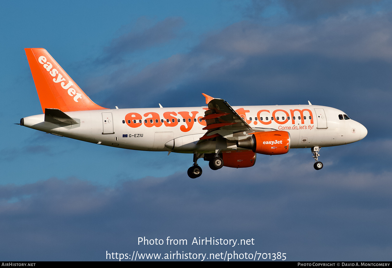 Aircraft Photo of G-EZIU | Airbus A319-111 | EasyJet | AirHistory.net #701385