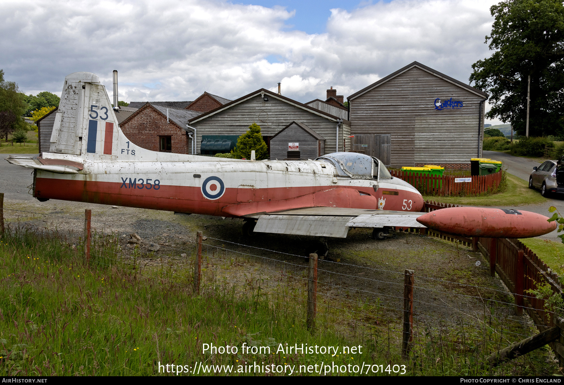 Aircraft Photo of XM358 | Hunting P.84 Jet Provost T3A | UK - Air Force | AirHistory.net #701403