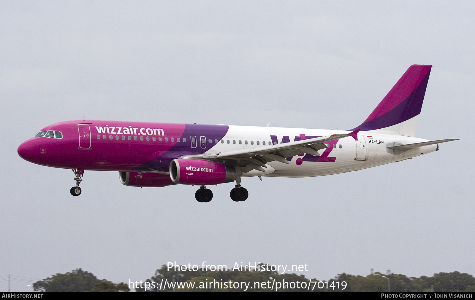 Aircraft Photo of HA-LPR | Airbus A320-232 | Wizz Air | AirHistory.net #701419