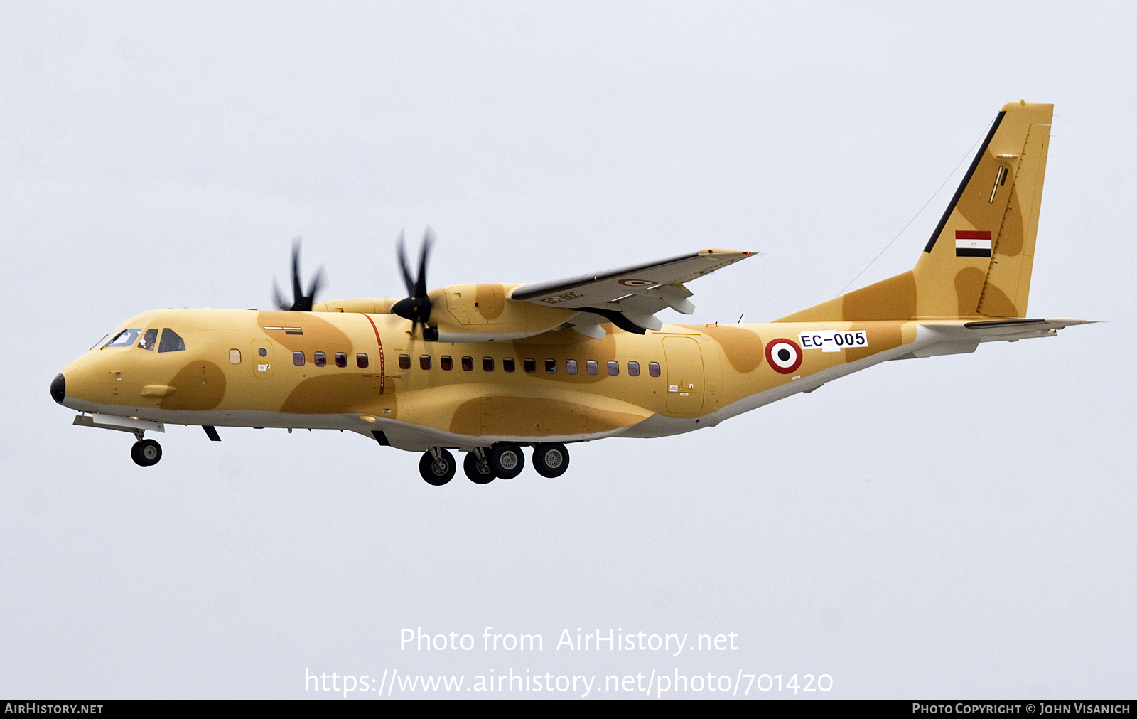 Aircraft Photo of EC-005 | CASA C295M | Egypt - Air Force | AirHistory.net #701420