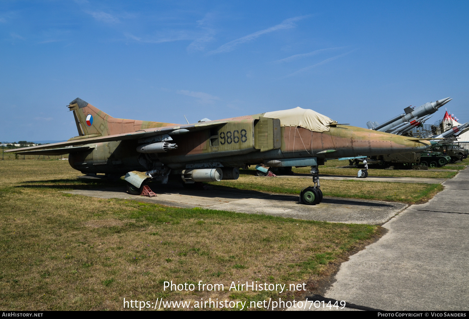 Aircraft Photo of 9868 | Mikoyan-Gurevich MiG-23BN | Czechia - Air Force | AirHistory.net #701449