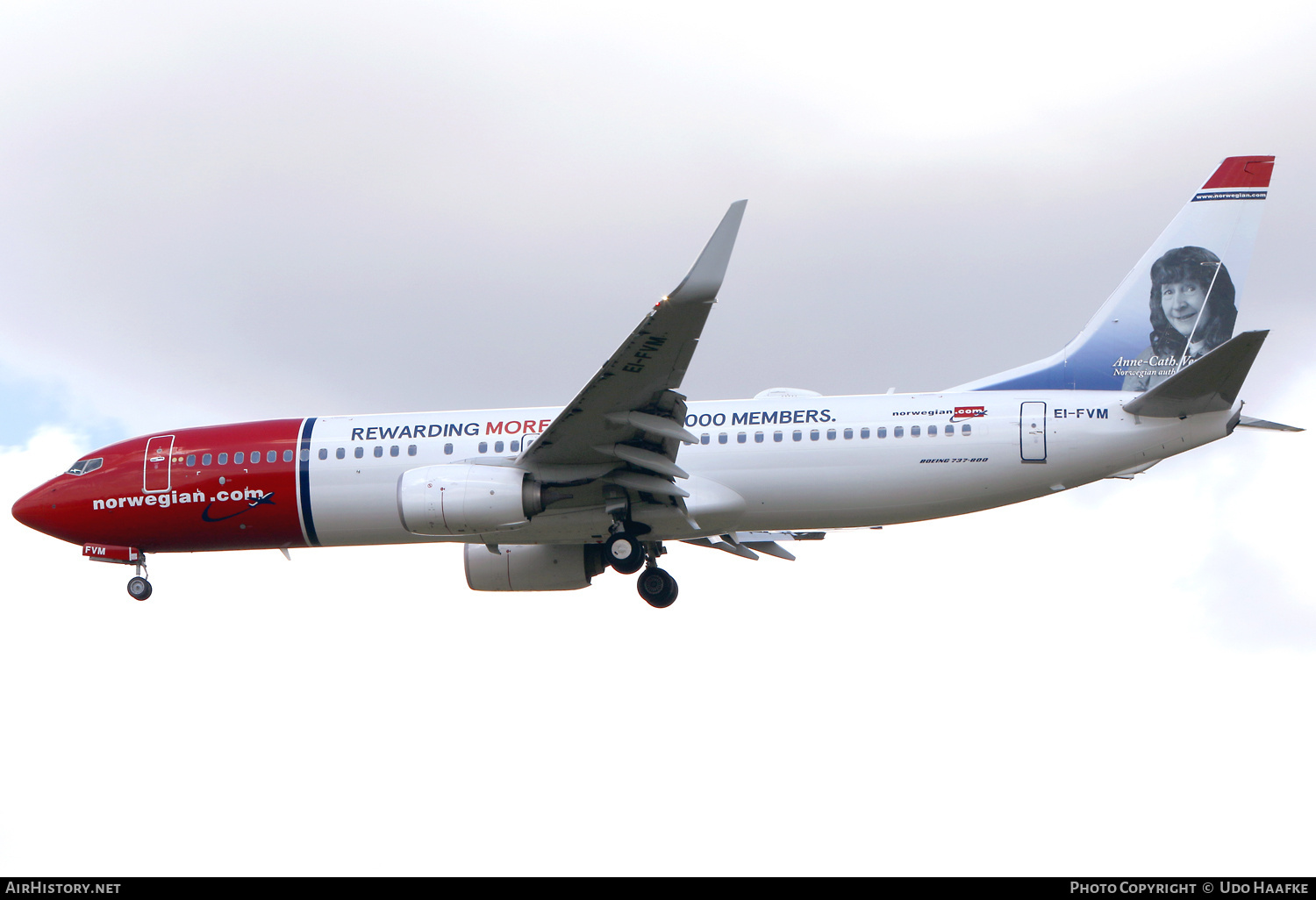 Aircraft Photo of EI-FVM | Boeing 737-800 | Norwegian | AirHistory.net #701472