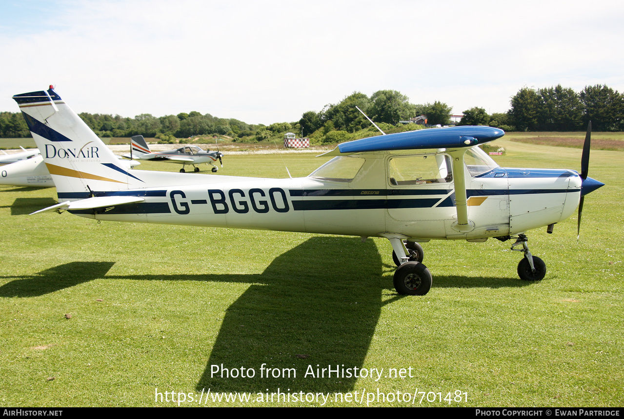Aircraft Photo of G-BGGO | Reims F152 | Donair | AirHistory.net #701481