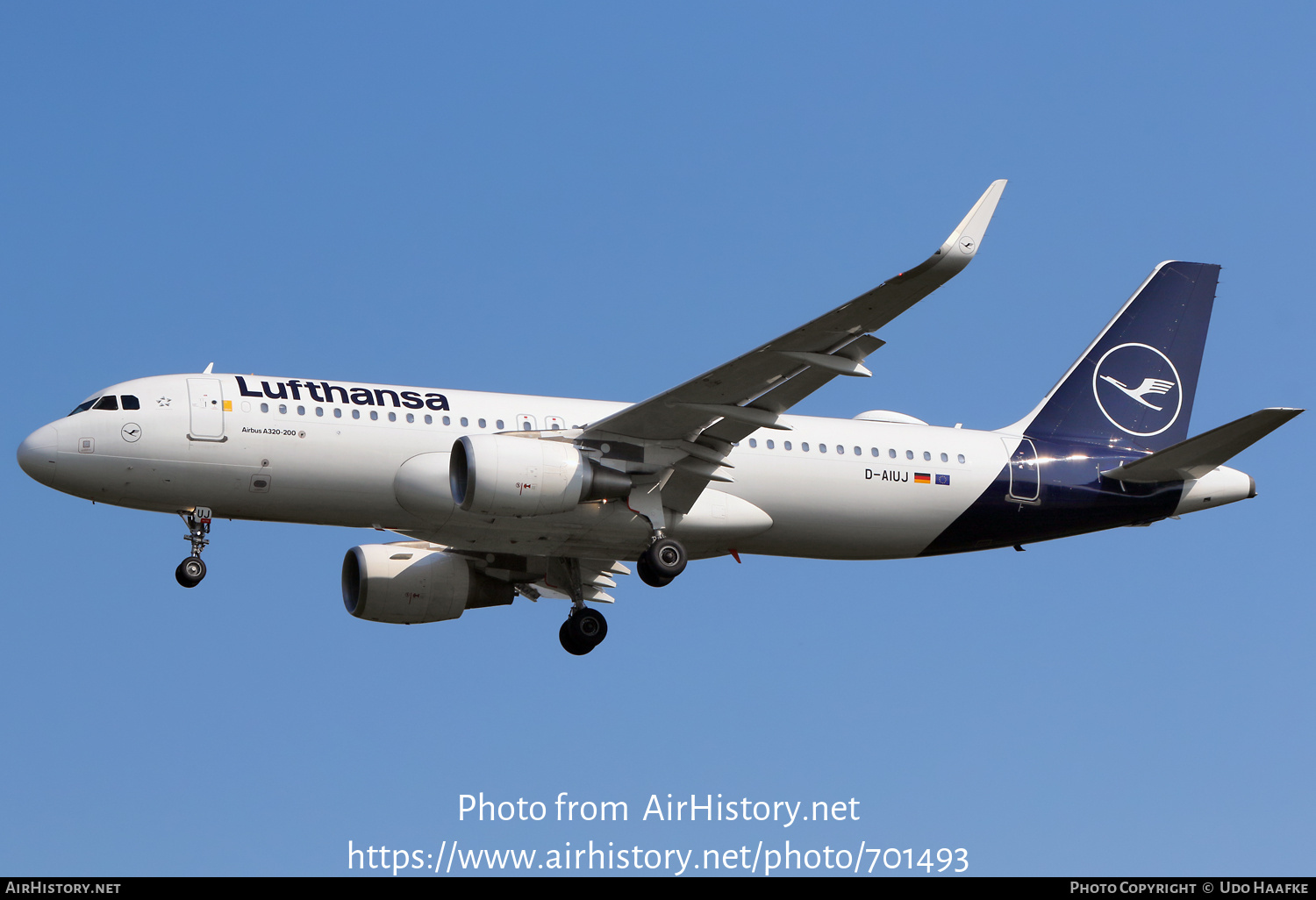 Aircraft Photo of D-AIUJ | Airbus A320-214 | Lufthansa | AirHistory.net #701493