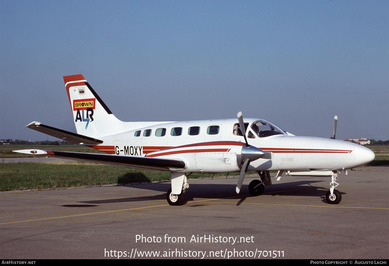 Aircraft Photo of G-MOXY | Cessna 441 Conquest | Brown Air | AirHistory.net #701511