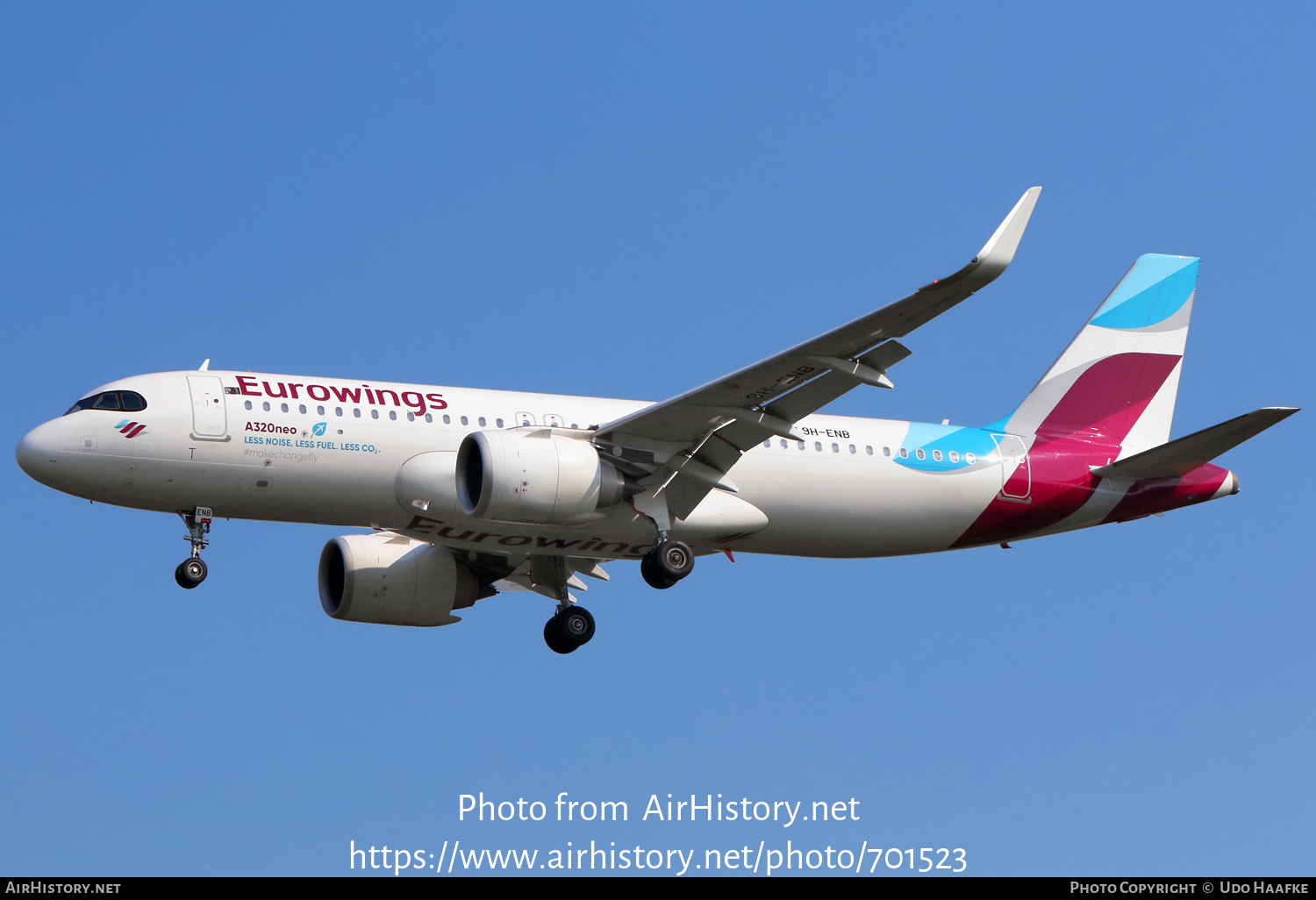 Aircraft Photo of 9H-ENB | Airbus A320-251N | Eurowings | AirHistory.net #701523