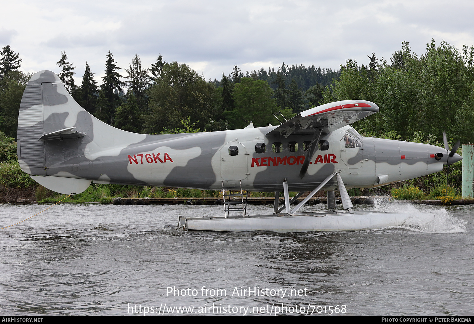 Aircraft Photo of N76KA | Vazar DHC-3T Turbine Otter | Kenmore Air | AirHistory.net #701568