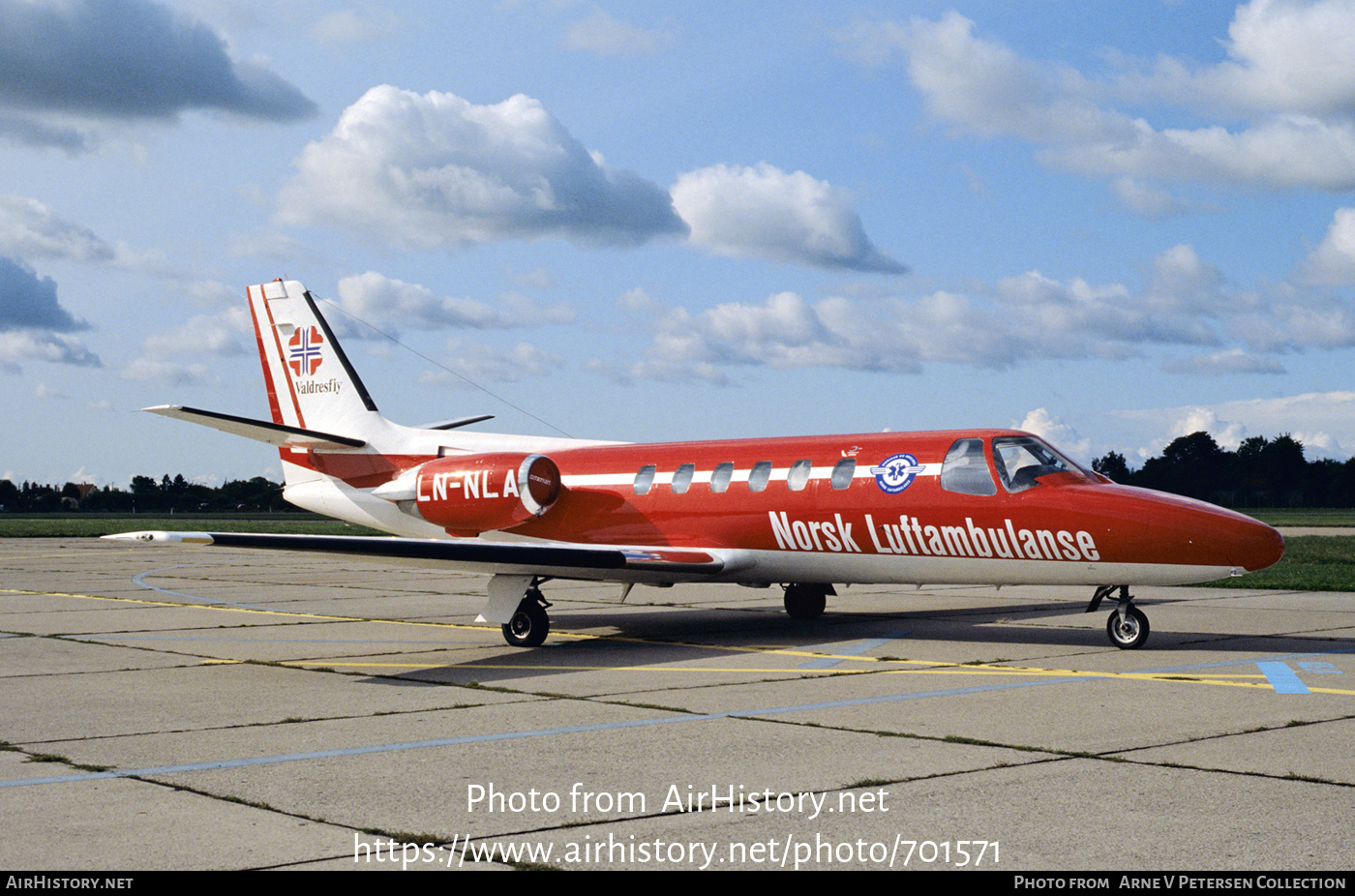 Aircraft Photo of LN-NLA | Cessna 550 Citation II | Norsk Luftambulanse | AirHistory.net #701571