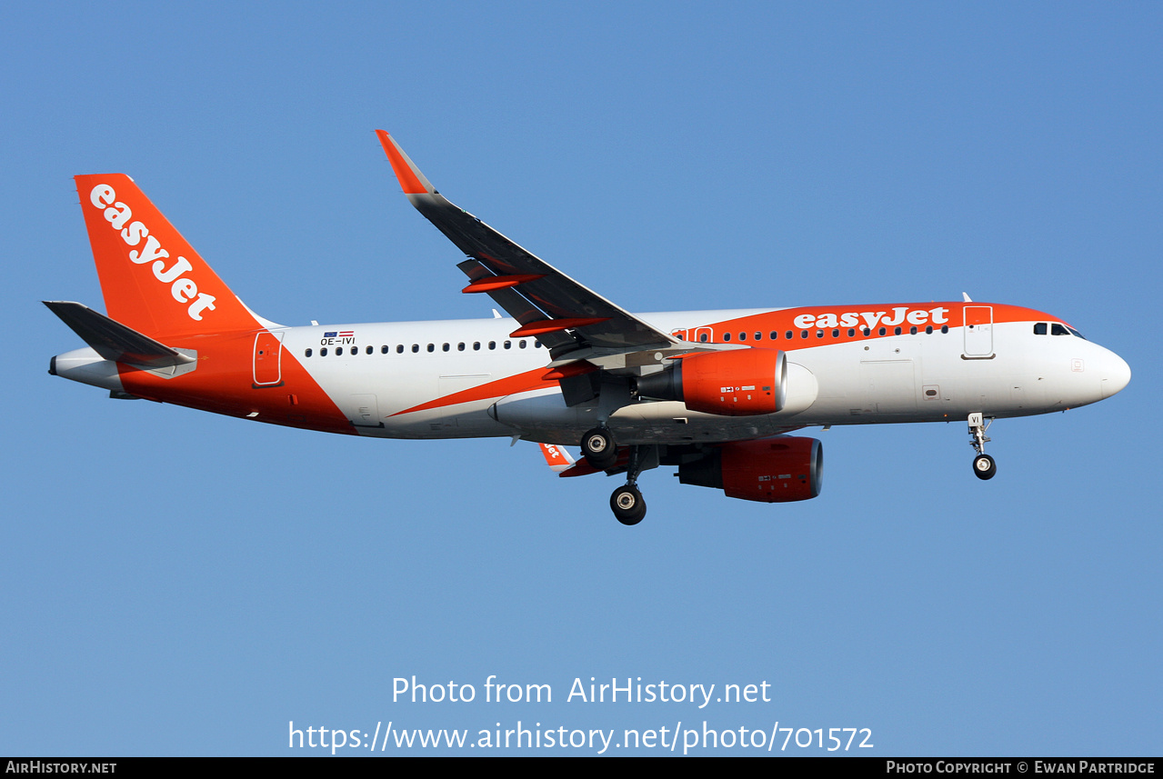 Aircraft Photo of OE-IVI | Airbus A320-214 | EasyJet | AirHistory.net #701572